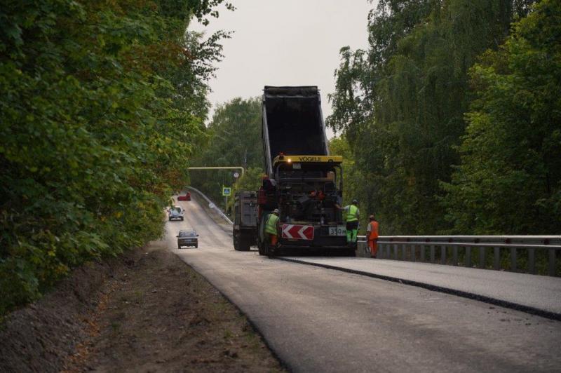 В Самарской области завершают ремонт дороги между сёлами Зольное и Бахилово