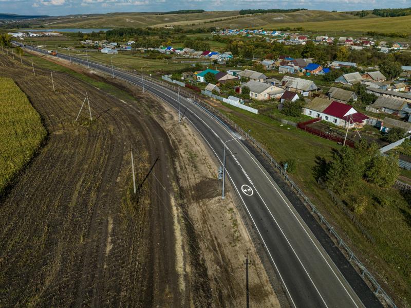 В Самарской области отремонтировали 15 километров дороги Похвистнево – Сосновка