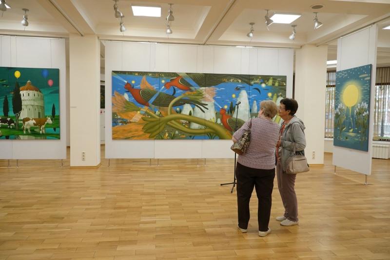 Странные миры Виктора Норкина: в Самаре открылась выставка пензенского художника