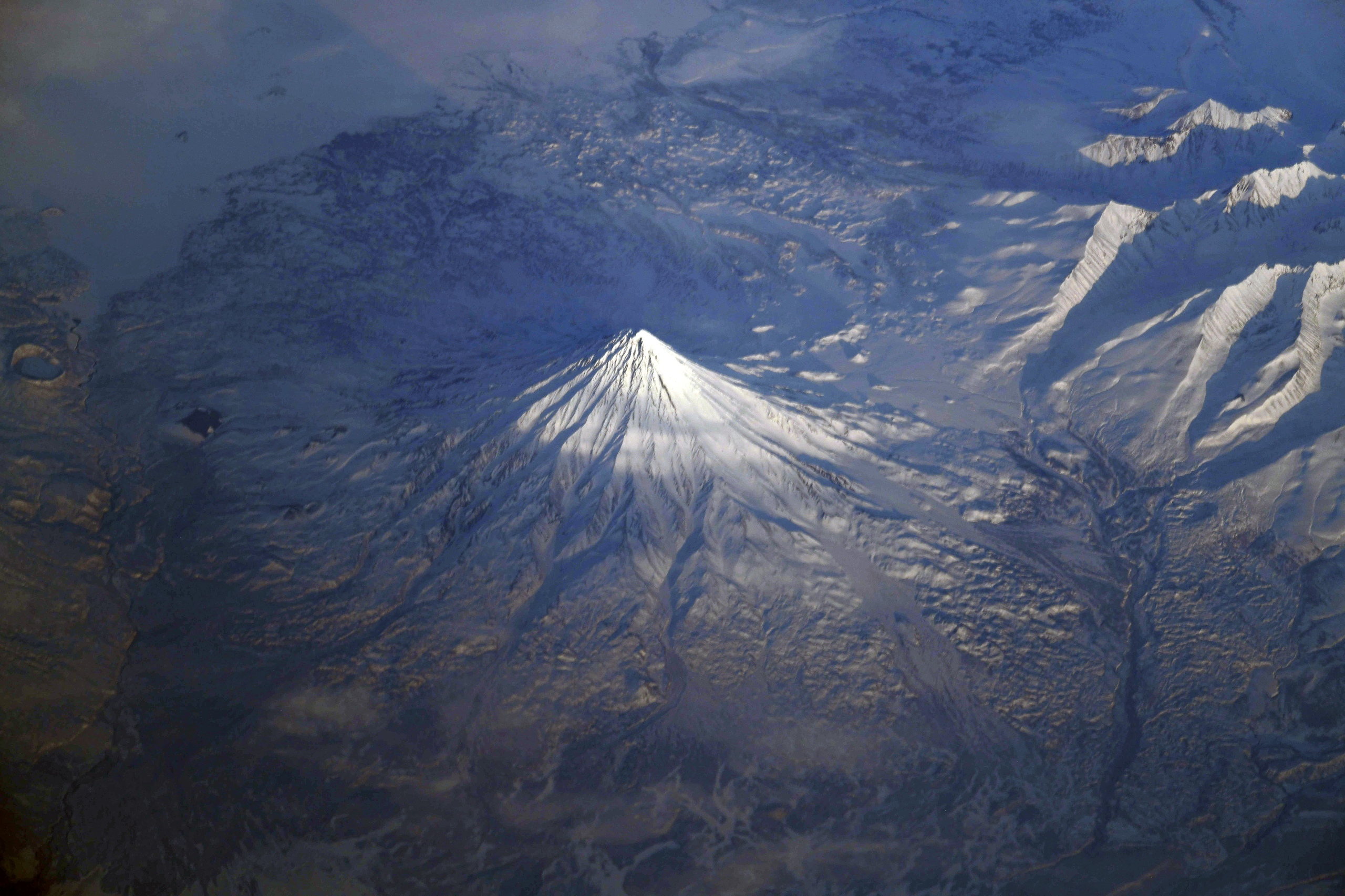 Кроноцкий вулкан на высоте