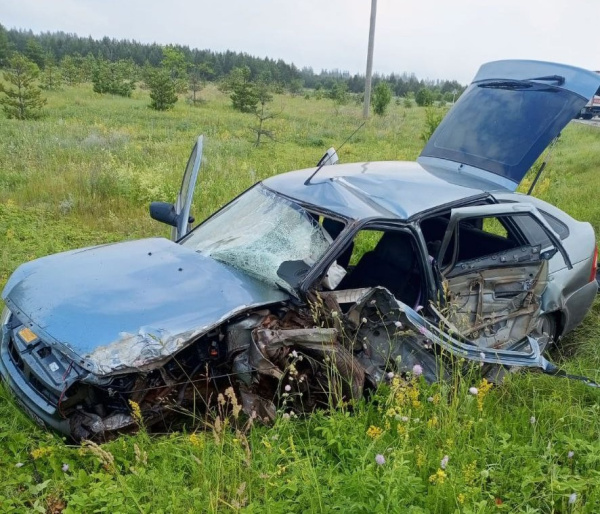 В Сызранском районе после столкновения с грузовиком погиб водитель легковушки