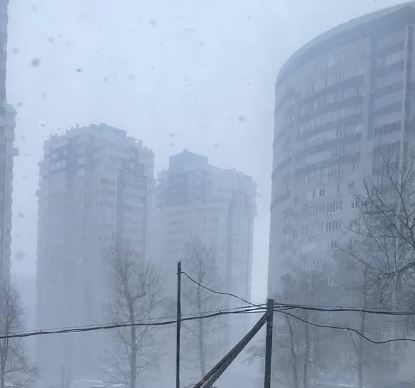 Самарскую область накрыл снежный циклон "Ольга"