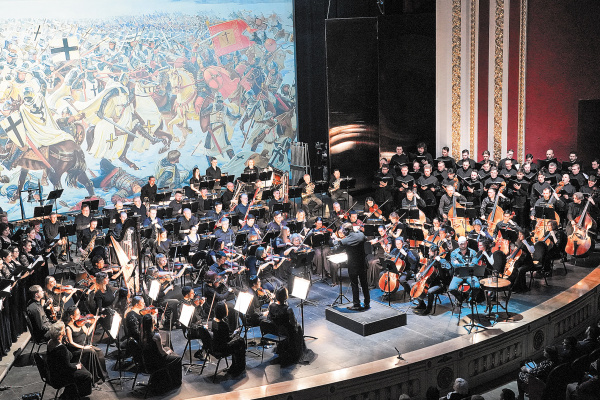 В САТОБе представили премьеру музыкально-литературной композиции "Александр Невский. Ледовое побоище"