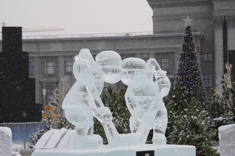 В Самаре на площади им. Куйбышева создают ледовый городок с 14 героями "Союзмультфильма"