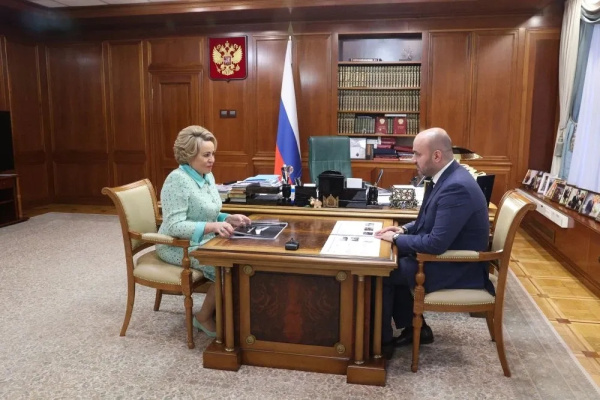 Губернатор Самарской области рассказал председателю СФ о проведении в регионе Десятилетия многодетной семьи