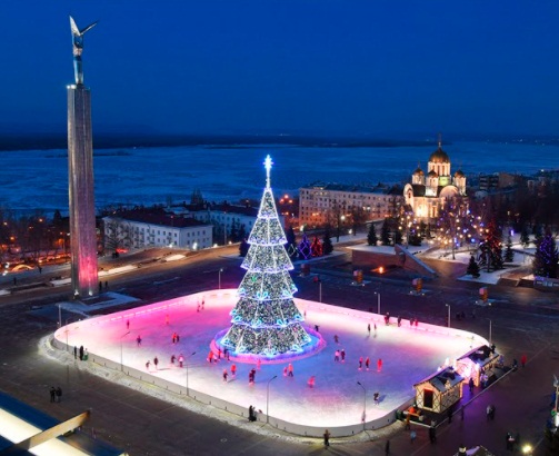 Названа дата закрытия катка на площади Славы в Самаре