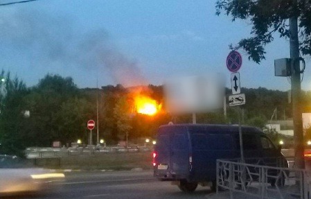 Стало известно, что горело возле стадиона "Солидарность Арена" в Самаре вечером 24 августа 2021 года