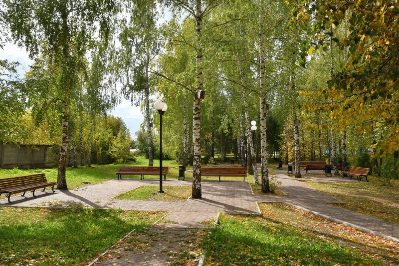 В Клявлине завершился первый этап благоустройства сквера "Молодежный" 