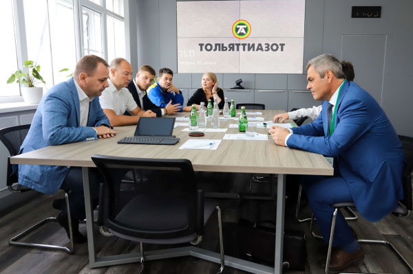 Министр торговли и промышленности Самарской области Андрей Шамин посетил ПАО ТОАЗ