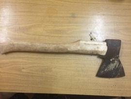 Житель Богатовского района угрожал зарубить сына топором