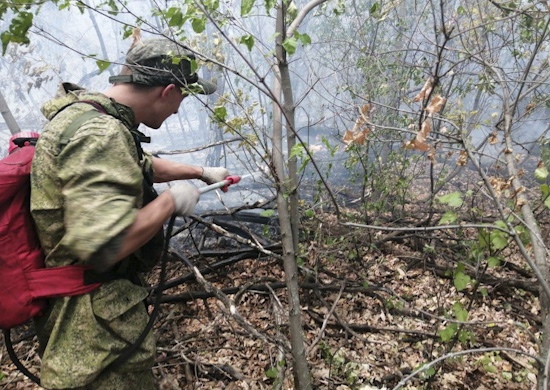В Самарской области на тушение лесных пожаров направлена дополнительная техника ЦВО
