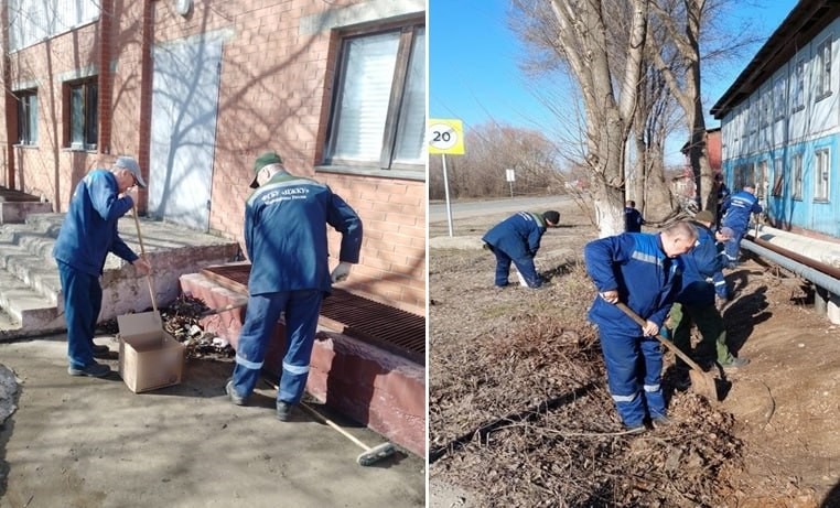 В Самарской области военные городки очистили от мусора