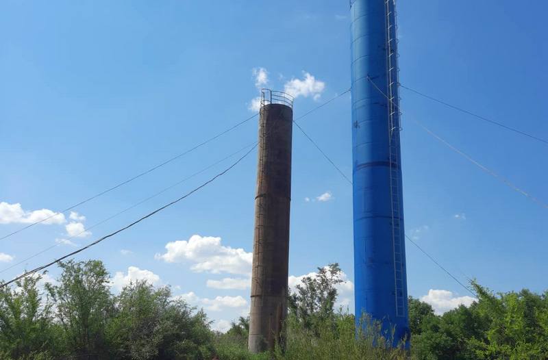 В Пестравском районе по нацпроекту установили водонапорную башню 