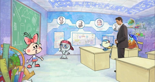 Мультперсонаж расскажет детям о Дне учителя