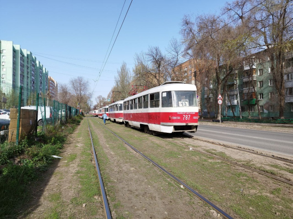 19 апреля в Самаре встали трамваи из-за отключения электричества