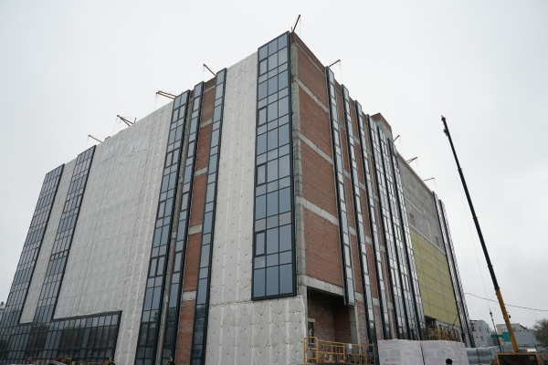 Фоторепортаж: в Новокуйбышевске показали ход строительства театра-студии "Грань"