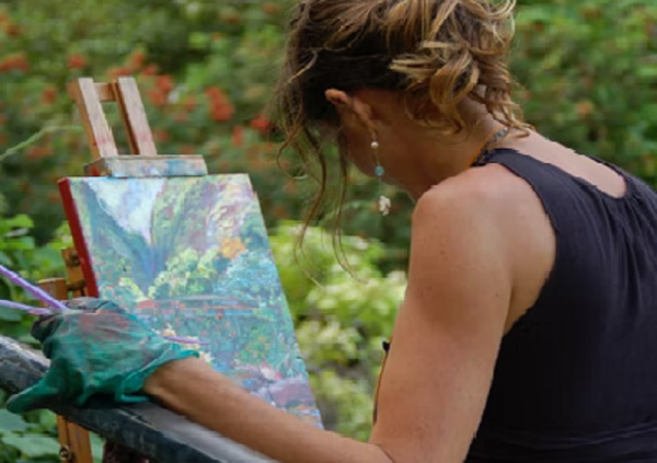 В Кинеле прошел пленэр для юных художников 
