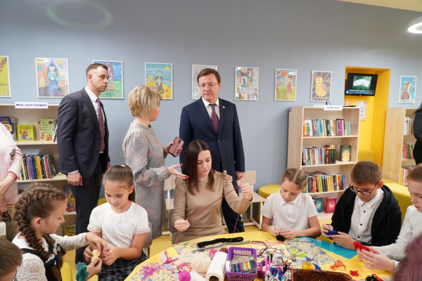 В Чапаевске заработала первая модельная библиотека