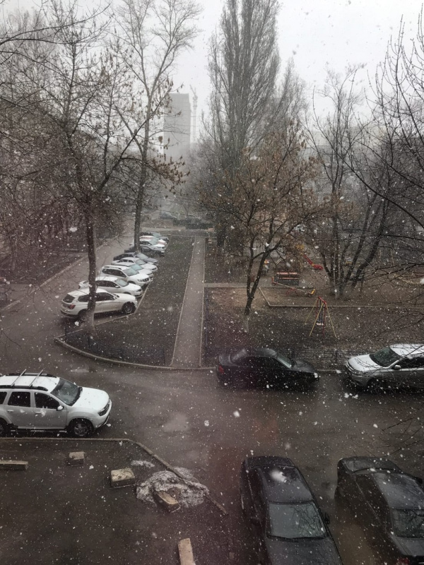 На Самару обрушился сильный снег