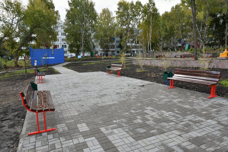 5 дворов запланировано благоустроить в Отрадном в 2022 году 