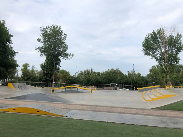 В Струковском парке скейт-площадку закрыли на ремонт