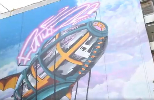 В Кировском районе Самары презентовали новый мурал