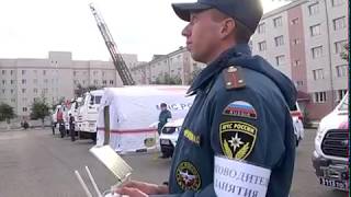 Сотрудники МЧС отмечают юбилей службы