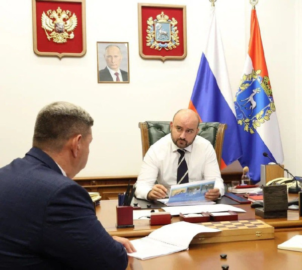 Вячеслав Федорищев провел встречу с главой Сызранского района Владимиром Егоровым