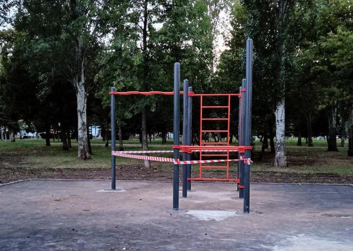 Спортивные турники в сквере на Мехзаводе установят до конца октября