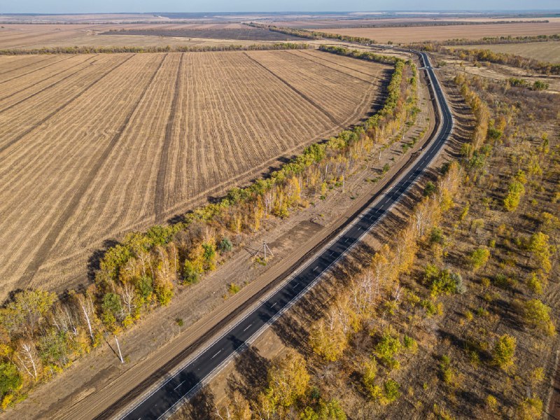 В Самарской области расширили участок трассы у поселка Прогресс