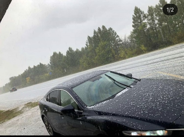 В Самарской области выпал первый снег 