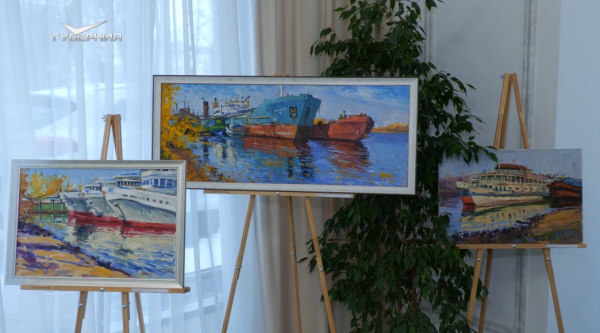 В самарском отеле открылась выставка картин "На волжских берегах"