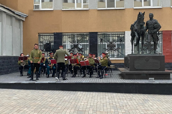 В Самаре выступил военный оркестр Александрийской бригады