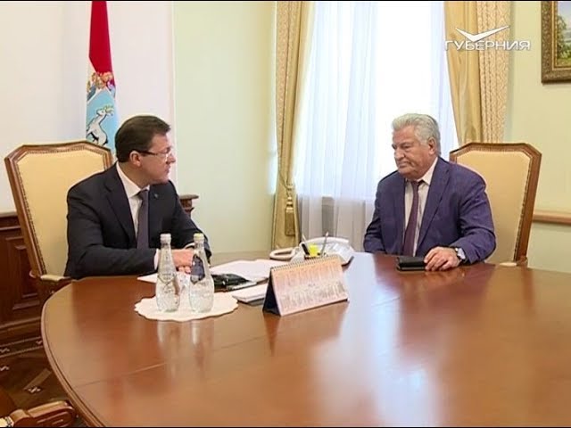 Дмитрий Азаров встретился с кандидатом на пост председателя Самарской губдумы Геннадием Котельниковым
