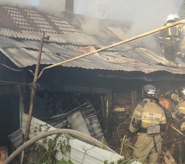 В Самаре 30 мая загорелся дом на улице Воронежской