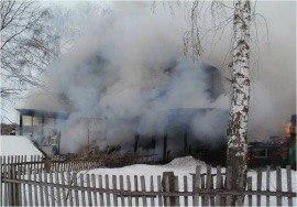 Во время пожара в Сызрани погиб местный житель
