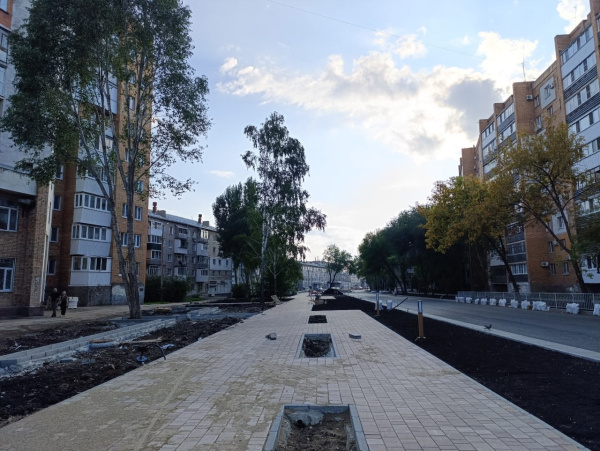 В Самаре уберут экоплитку на улице XXII Партсъезда