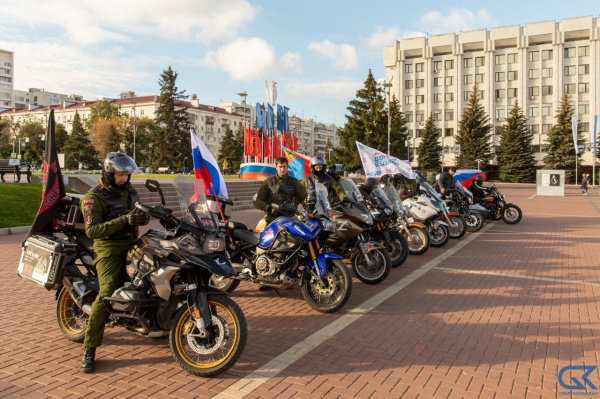 В Самарскую область прибыли участники мотопробега Донбасс  Кузбасс