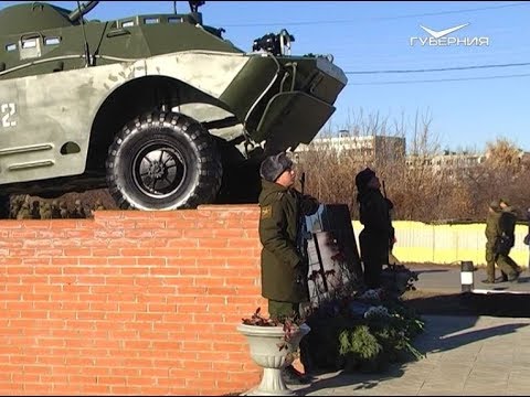 Открытие памятника воинам-героям химических войск. Товарищ солдат
