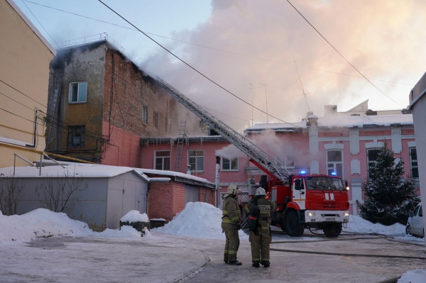 Пункт временного размещения для жителей сгоревшего дома на Некрасовской развернули в санатории Волжанка