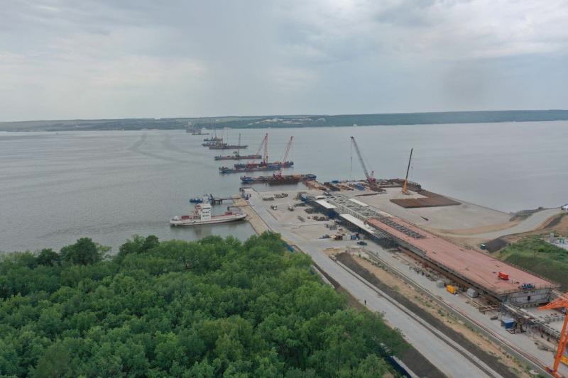 Строительная готовность Волжского моста и обхода Тольятти приблизилась к 30 %