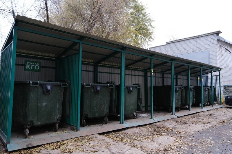 В Тольятти в частном секторе оборудуют контейнерные площадки для сбора отходов