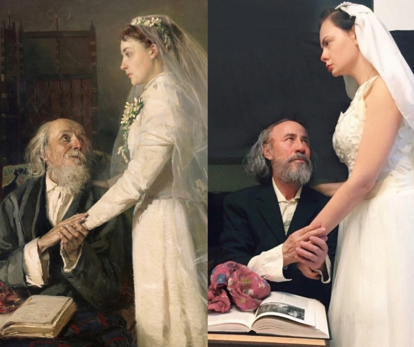 Самарцы выступили в роли героев художественных полотен