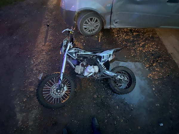 В Самарской области 14-летний подросток на мотоцикле попал в ДТП