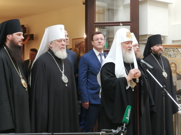 Патриарх Кирилл посетил Поволжский православный институт в Тольятти