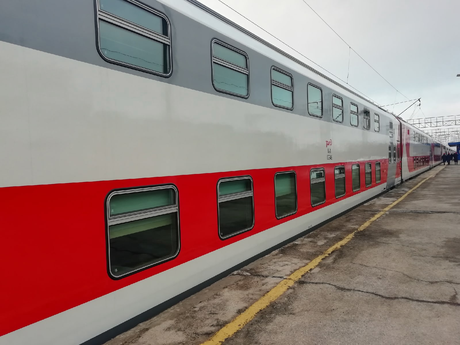 Двухэтажный поезд Тольятти Москва 2 вагон