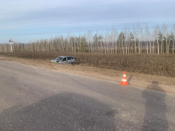 В Самарской области 63-летний водитель опрокинул свою "Калину" в кювет