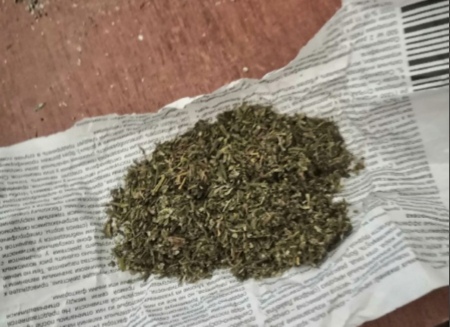 В Самарской области полиция изъяла марихуану у мужчины в наркотическом опьянении