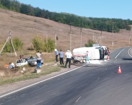 Водитель Daewoo и его пассажир-подросток погибли в ДТП с "газелью" в Исаклинском районе