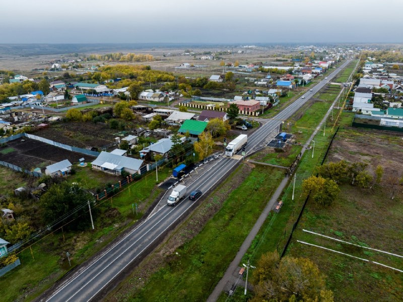 В Самарской области ввели в эксплуатацию 20 км автомобильной дороги между Спиридоновкой и Домашкой